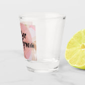 Verre A Shot Mère de la pièce - texte modifiable (Droite)