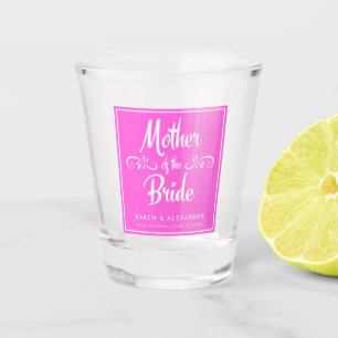 Verre A Shot Mère du mariage de jeune mariée