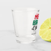 Verre A Shot Merry Bright et Sanitizisé | L'alcool tue les germ (Gauche)