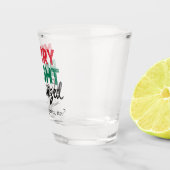 Verre A Shot Merry Bright et Sanitizisé | L'alcool tue les germ (Droite)