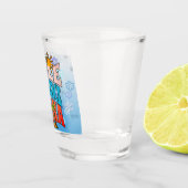 Verre A Shot Merry Kalikimaka. Noël rétro, Noël Super (Droite)