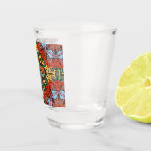 Verre A Shot Mexican folk ethnic colorful seamless pattern (Droite)