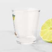 Verre A Shot Mi-siècle Futuriste Atomique Citron Olive Martini (Droite)