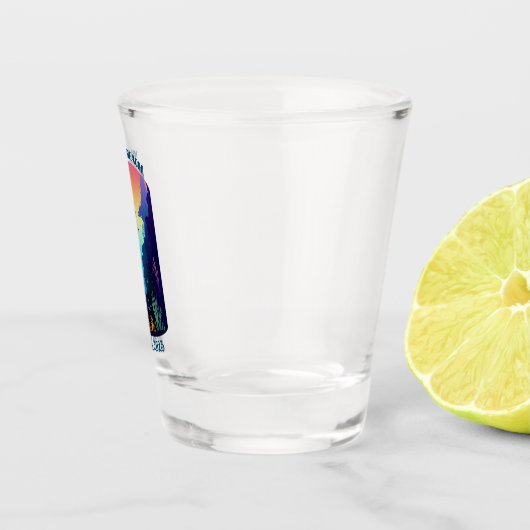 Verre A Shot Miami Beach Spring Break 2023 Mermaid Reef Shot Gl (Droite)