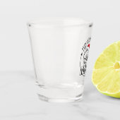 Verre A Shot Mid Year Report Toujours Naughty Funny Père Noël X (Gauche)