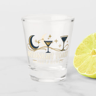 Verre A Shot Midnight Toast Shot Glass – Elegant Cocktail Desig