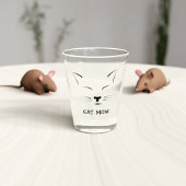 Verre A Shot Mignonne Chat Kitty Dormir Nom de la maman