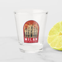 Milan Italie Duomo di Milano Travel Art Vintage