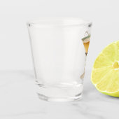 Verre A Shot Milieu du siècle Martini moderne Un Olive (Gauche)