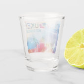 Verre A Shot Milwaukee, Wisconsin - Conception colorée (Dos)