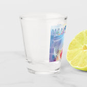 Verre A Shot Milwaukee, Wisconsin - Conception colorée (Gauche)