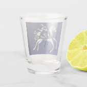 Verre A Shot Mime Horse équitation violoniste (Dos)