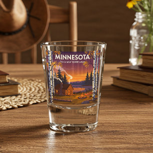 Verre A Shot Minnesota vintage