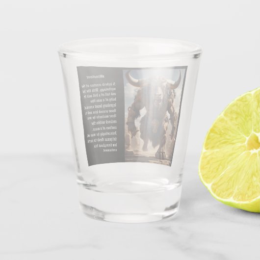 Verre A Shot Minotaur  (Dos)