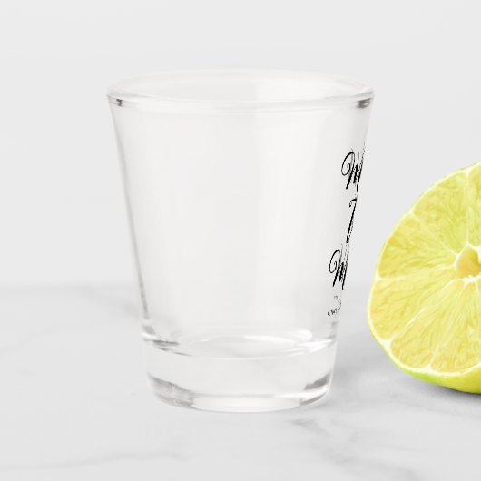 Verre A Shot Miss to Mrs Réception de Mariage Enterrement de Vi (Gauche)