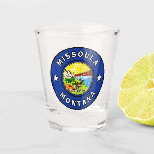 Verre A Shot Missoula Montana (Devant)