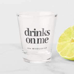 Verre A Shot Mixologue Boit Sur Moi