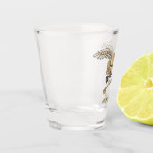 Verre A Shot Mixte en béton Beige (Gauche)