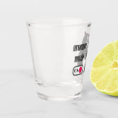 Verre A Shot Mode grumeux sur drôle de gros chat  (Gauche)