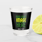 VERRE A SHOT MODÈLE DE TEXTE D'IMAGE NOIRE SIMPLE ET MODERNE (Devant)