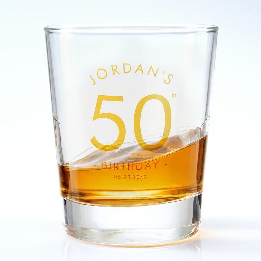 Verre A Shot Modern Minimalist Simple Birthday Party Shooter