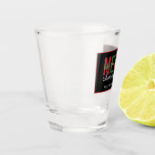 Verre A Shot Moderne Joyeux Empreinte de léopard de Noël minima (Gauche)