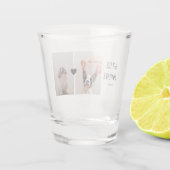 Verre A Shot Moderne Meilleur Fur Maman | Photo de chien (Dos)
