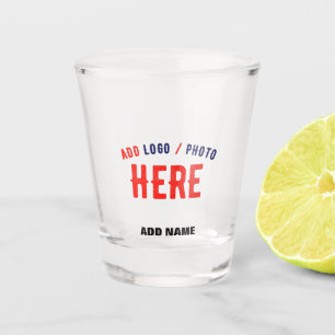 VERRE A SHOT MODERNE MODERNE PERSONNALISABLE CLAIR VÉRIFIÉ