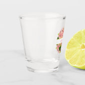 Verre A Shot Moderne Rose Pâle Doré Mariage (Gauche)