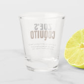 Verre A Shot Moderne rustique de Coquito (Dos)