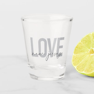 Verre A Shot Moderne, simple, cool, design urbain Amour New Jer