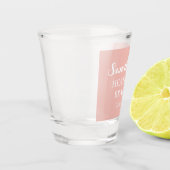 Verre A Shot Moderne Simple Orange Mariage unique (Gauche)