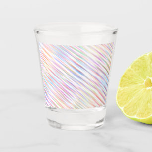 Verre A Shot Moderne Simple trait arc-en-ciel Motif