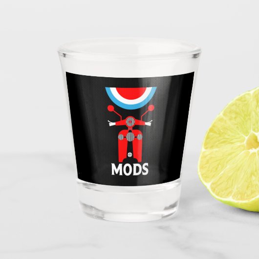 Verre A Shot Mods - Mods Et Rockers - Musique Britannique (Devant)