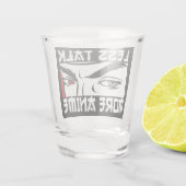 Verre A Shot Moins Parler Plus Anime - Drôle Anime (Dos)