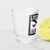 Verre A Shot Moins Parler Plus Anime - Drôle Anime (Gauche)