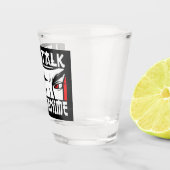 Verre A Shot Moins Parler Plus Anime - Drôle Anime (Droite)