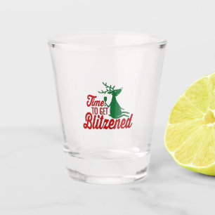 Verre A Shot Moment de se faire Blitzener Noël Renne