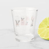 Verre A Shot Monde Meilleur chien maman | Photo Collage | Paste (Dos)