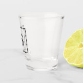 Verre A Shot Monograme de Black Square Frame (Droite)