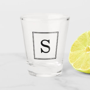 Verre A Shot Monograme de Black Square Frame