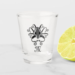 Verre A Shot Monogramme de calmar gris