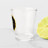 Verre A Shot Monogramme de points de Parties scintillant d'or (Droite)