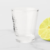 Verre A Shot Monogramme de Polonais de raseur-coiffeur de (Droite)