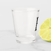 Verre A Shot Monogramme et nom personnalisés (Gauche)