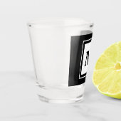 Verre A Shot Monogramme Groomsman ou Best Man (Gauche)