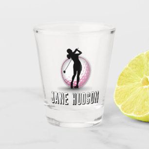 Verre A Shot Monogramme minimaliste de golf féminin
