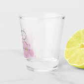 Verre A Shot Monogramme professionnel personnalisé minimum flor (Droite)