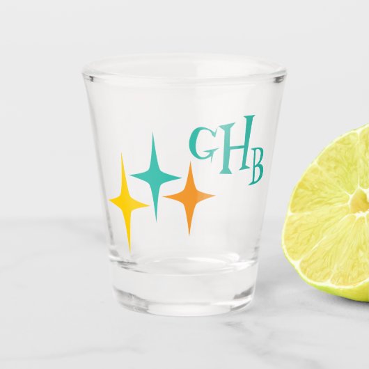 Verre A Shot Monogramme triple Starburst (Devant)