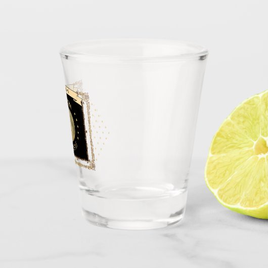 Verre A Shot Monshine avec votre nom ou vos initiales (Droite)